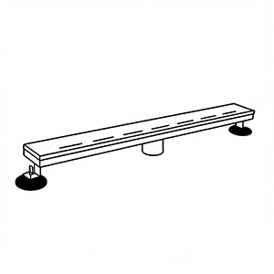 Down outlet Shower Drain